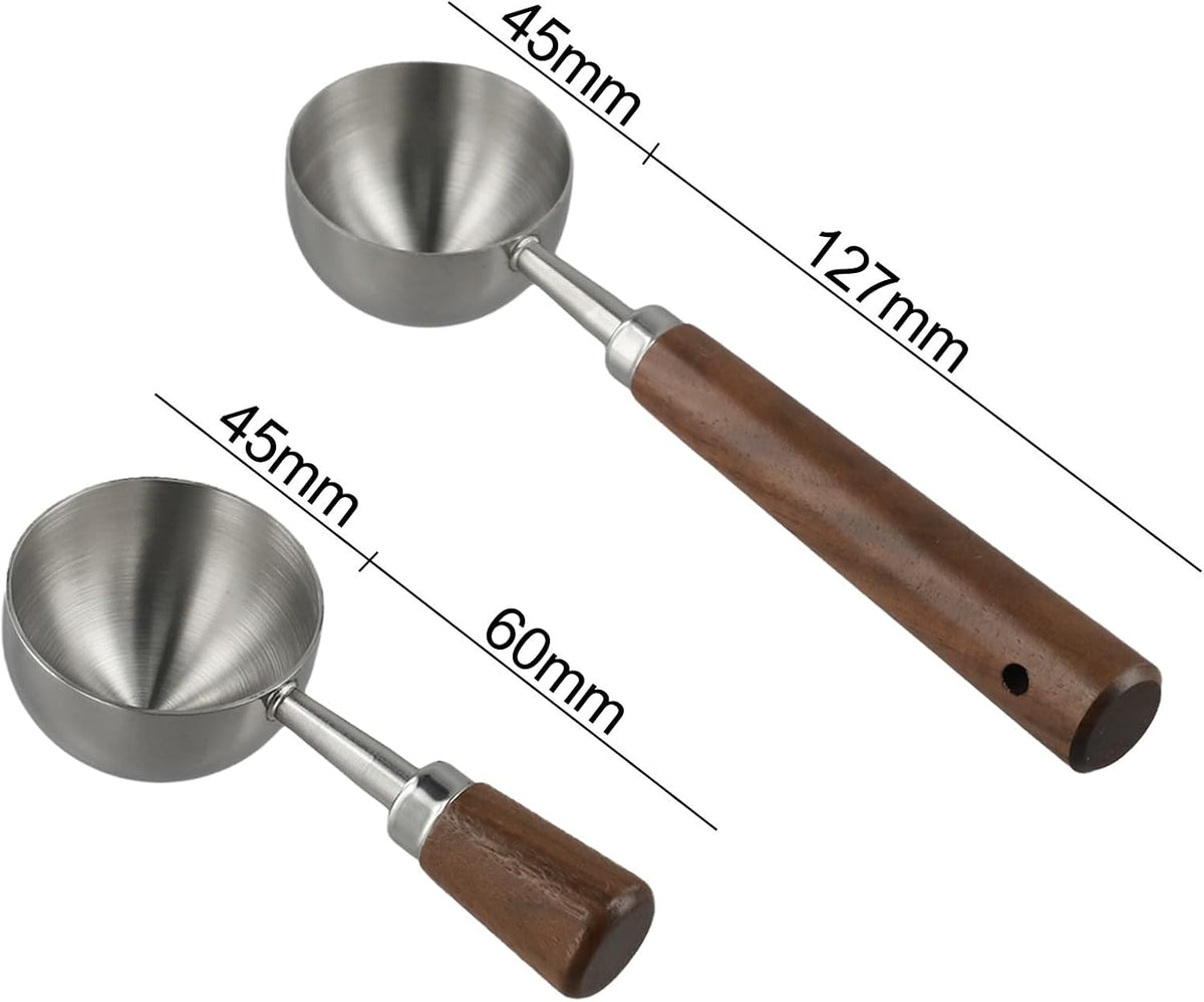 ya 14 9.20 baidi Kitchen Long Handle Coffee Scoops in Premium Materials Set of 2-1