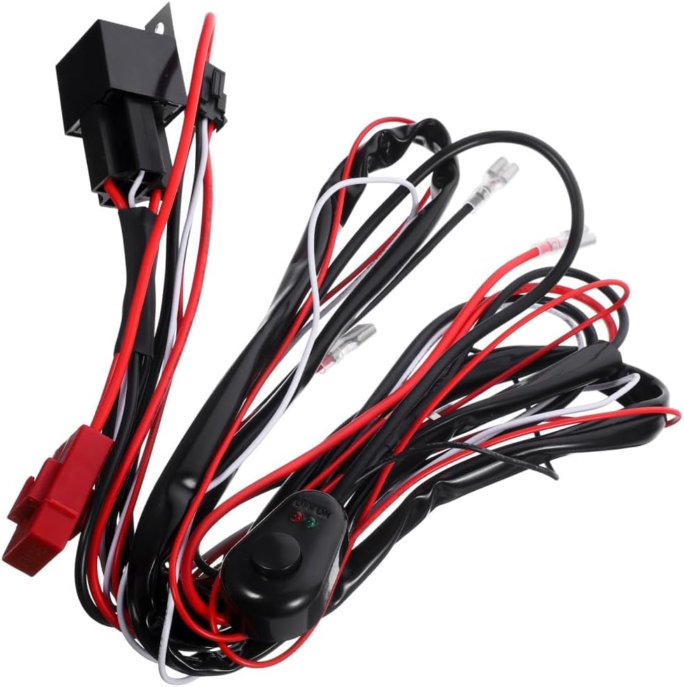 ya 13 9.15 baidi Spotlight Switch Wire Group Wiring Harness for Bumper Lights Universal Kit Bar