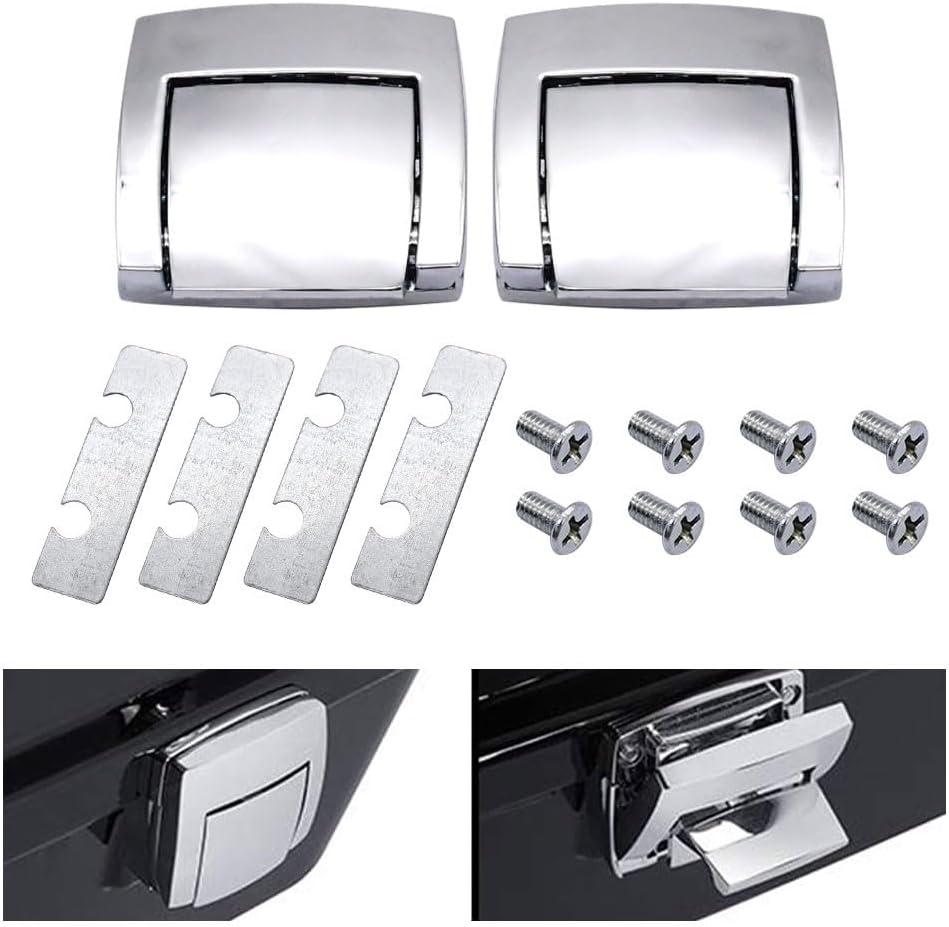 ya 12 10.8 baidi Trunk Hardware Latches Hinges Lock Set for Harley Touring Road Glide 1988-2013