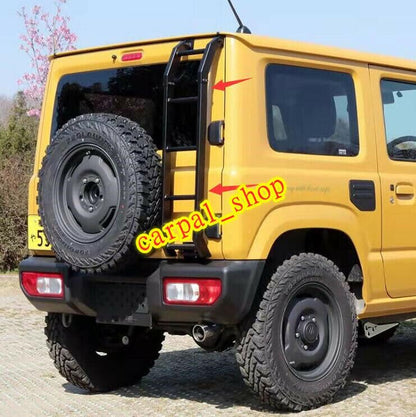 ya 5 8.24 baidi for 2019-2024 for Suzuki for Jimny JB64 JB74W Aluminum Rear Tail Door Ladder Climbing