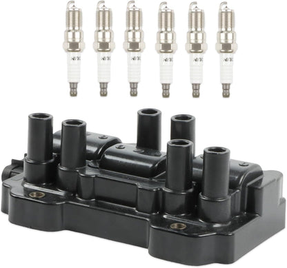 ya 9 10.24 Ignition Coils & Spark Plugs for Chevy Impala Uplander Malibu Monte 3.5 3.9 4.3L