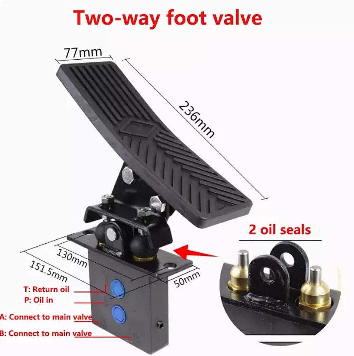 ya 16 10.20 baidi Excavator Hydraulic Foot Pedal Breaker Hammer Two-way Foot Valve Control ValveSb