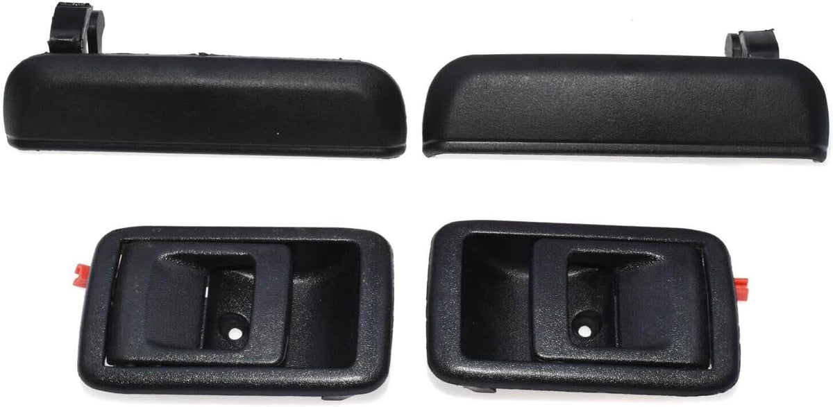 ya 9 10.24 4-Pack Exterior Interior Rear Left and Right Door Handle Set for 95-98 for
