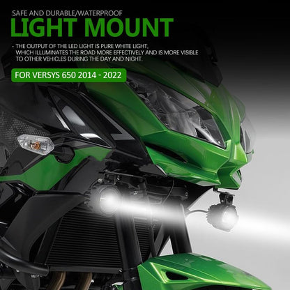 ya 5 8.24 baidi Motorcycle Spotlight Bracket Fog Light Mounting Kits for Kawasaki 650
