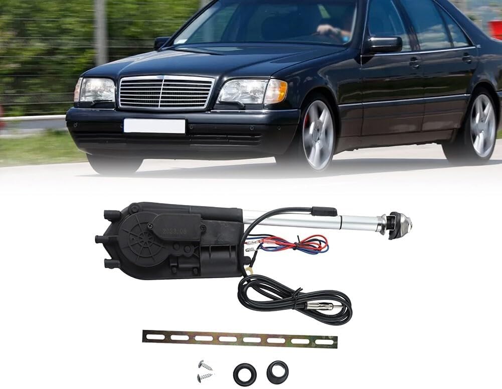 ya 5 8.24 baidi 12V AM FM Electric Antenna Automatic Telescopic Exterior Vehicle for Audio