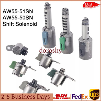ya 8 8.24 baidi 8Pcs Transmission Shift Control Solenoids for Nissan for Suzuki AW55-50SN AW55-51SN