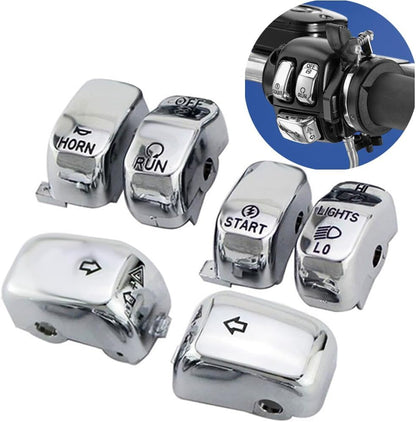 ya 4 8.24 baidi 6-piece handle control switch button cover for Harley Dyna 1996-2013