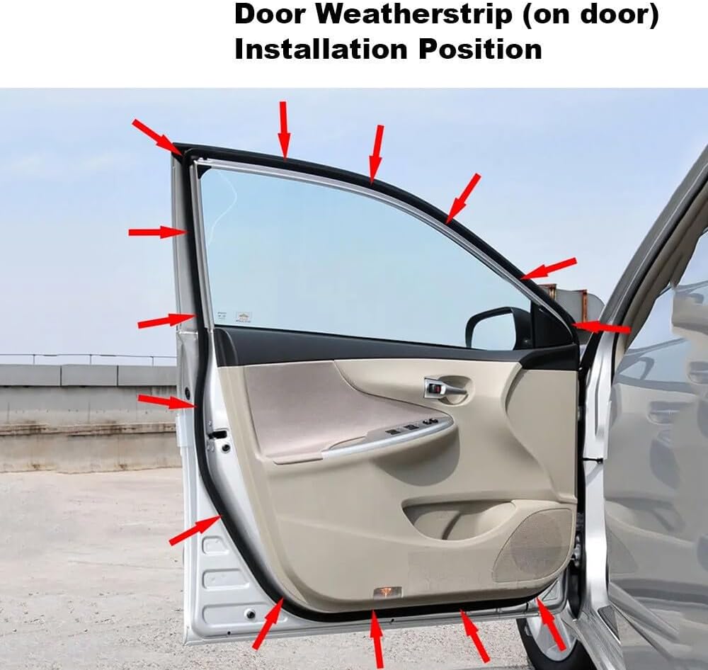ya 10 9.16 baidi 821102D011 for Hyundai for Elantra 2001-2006 Front Left Side Door Seal Strip RUBBER
