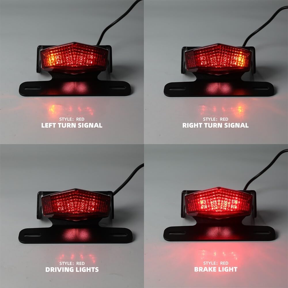 ya 13 9.15 baidi DRZ400SM DRZ400S/E Fender Eliminator License Plate LED Brake Light Turn Signal