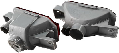 ya 7 8.24 baidi 2-pcs Rear Bumper Fog Lights Tail Lamp Reflector Fit for Honda Crosstour 2010