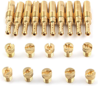 ya 7 8.24 baidi 75-98 Main Jet & 32-55 Slow Jet Kit Fit NSR KSR PWK Keihin OKO CVK Carburetor