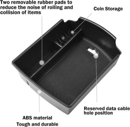 ya 5 8.10 For 2020-2024 2025 for Kia Soul Center console Armrest Storage Box Tray Organizer