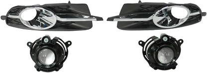 ya 2 8.15 A pair of front bumper fog light components with covers suitable for Buick LaCrosse 2010-2013