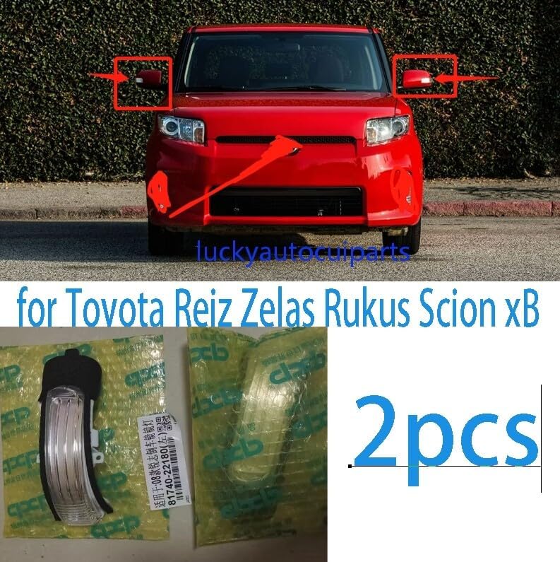 ya 4 8.24 baidi One pair of side mirror turn signal lights for Toyota Reiz Zelas Rukus for Scion xB 2x