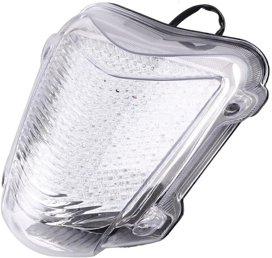 ya 4 8.8.2 LED Tail Lamp Turn Siganals Lamp Clear Lens Fit for Suzuki GSXR1300 HAYABUSA 2008-17