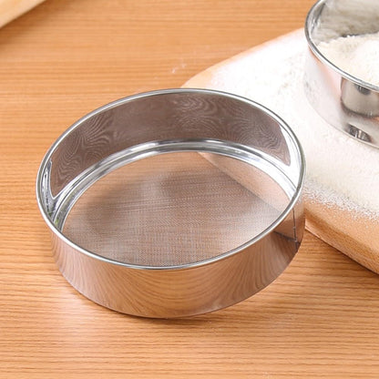 ya 14 9.20 baidi 2 Pcs Baking Tools Fine Mesh Sieve Flour Stainless Steel Sifter Gadgets-1