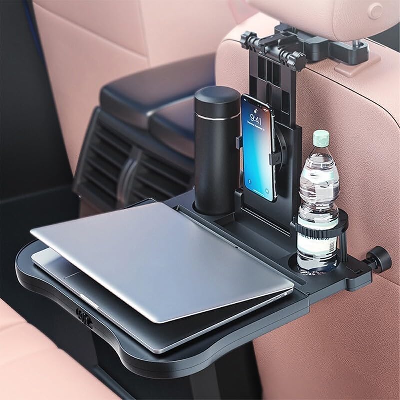 ya 6 8.24 baidi Car for SEAT Back Foldable Tray Laptop Table Automatic for SEAT/Desktop Cup Phone/Stand