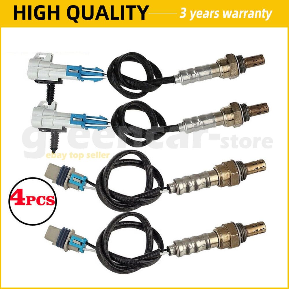 ya 12 10.8 baidi 4-Pack for 2008-2013 for GMC for Sierra 1500/ for Chevrolet + Oxygen Sensor -
