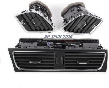 ya 10 9.16 baidi 3* Dashboard AC Air Vent Kit Fit for Audi A4/Quattro