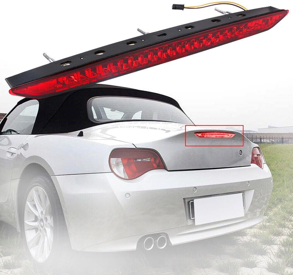ya 4 8.10 Trunk Third Brake Stop Tail Light Red Color for BMW E85 Z4 2002-2008 63256917378