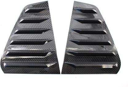 ya 4 8.14 Rear Triangular Window Louvers Scoop Fit for VW for Golf 7 Carbon Fiber Style