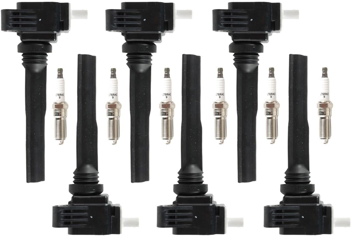 ya 9 10.24 6* Ignition Coils+6* Iridium Spark Plug for Ford F150 UF826+94372 vastvehicle