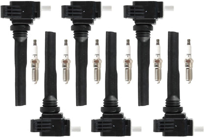 ya 9 10.24 6* Ignition Coils+6* Iridium Spark Plug for Ford F150 UF826+94372 vastvehicle