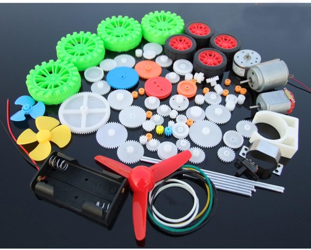 ya 4 8.14 69 Pcs Toy Motor Accessories Mechanical Model Gear Package Parts