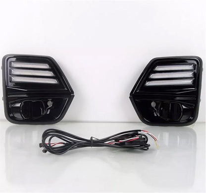 ya 4 8.10 2XLED fog lights daytime running lights with turn signals for Chevrolet Colorado 23-24