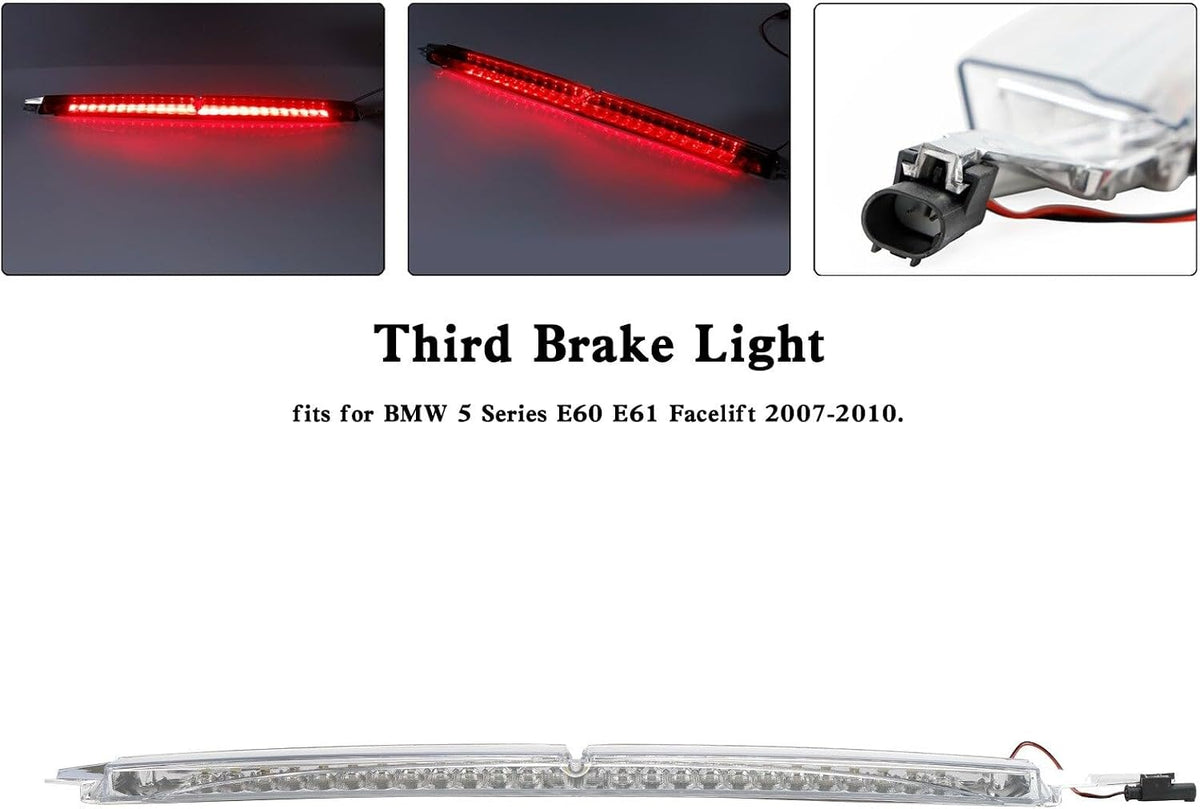 ya 14 9.20 zhengce Third Brake Light 63256925902 White For 5 E60 E61 Facelift P1-1
