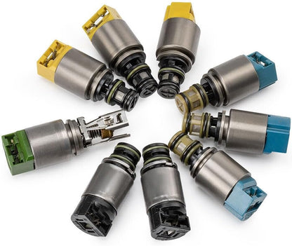 ya 10 9.16 baidi 9PCS ZF6HP19 ZF6HP26 ZF6HP32 Transmission Shift Solenoid Kit for BMW for Audi