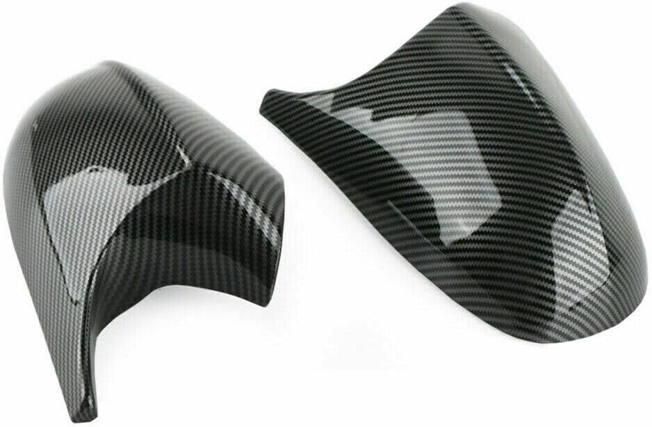 ya 11 9.14 baidiCarbon Fiber Color Mirror Cover Caps for BMW E90 E91 E92 E93 2007-13 Left Right