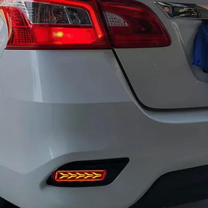 ya 4 8.14 2 Pack for Nissan Sentra 2013-2019 LED Car Rear Bumper Tail Brake Light 