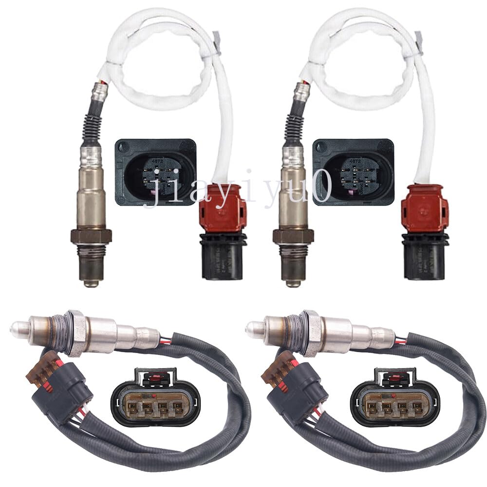 ya 3 8.24 baidi 4pcs Oxygen O2 Sensor o2 1&2 for 2017-2018 2019 2020 for Ford GT V6 3.5L Upper+Lowe