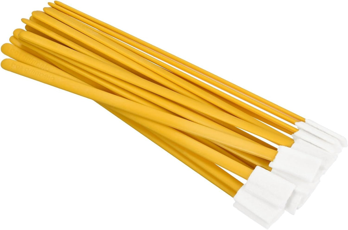 ya 26 10.21 baidi Disposable Crevice Cleaning Brushes, 100Pcs Toilet Corner Cleaning Tool Yellow-2