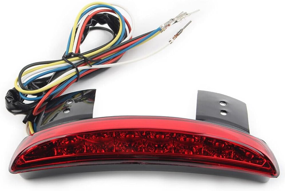 ya 10 9.16 zhengce For Harley Bobber Breakout LED Motorcycle Red Rear Fender Edge Brake Tail L