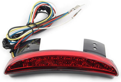 ya 10 9.16 zhengce For Harley Bobber Breakout LED Motorcycle Red Rear Fender Edge Brake Tail L