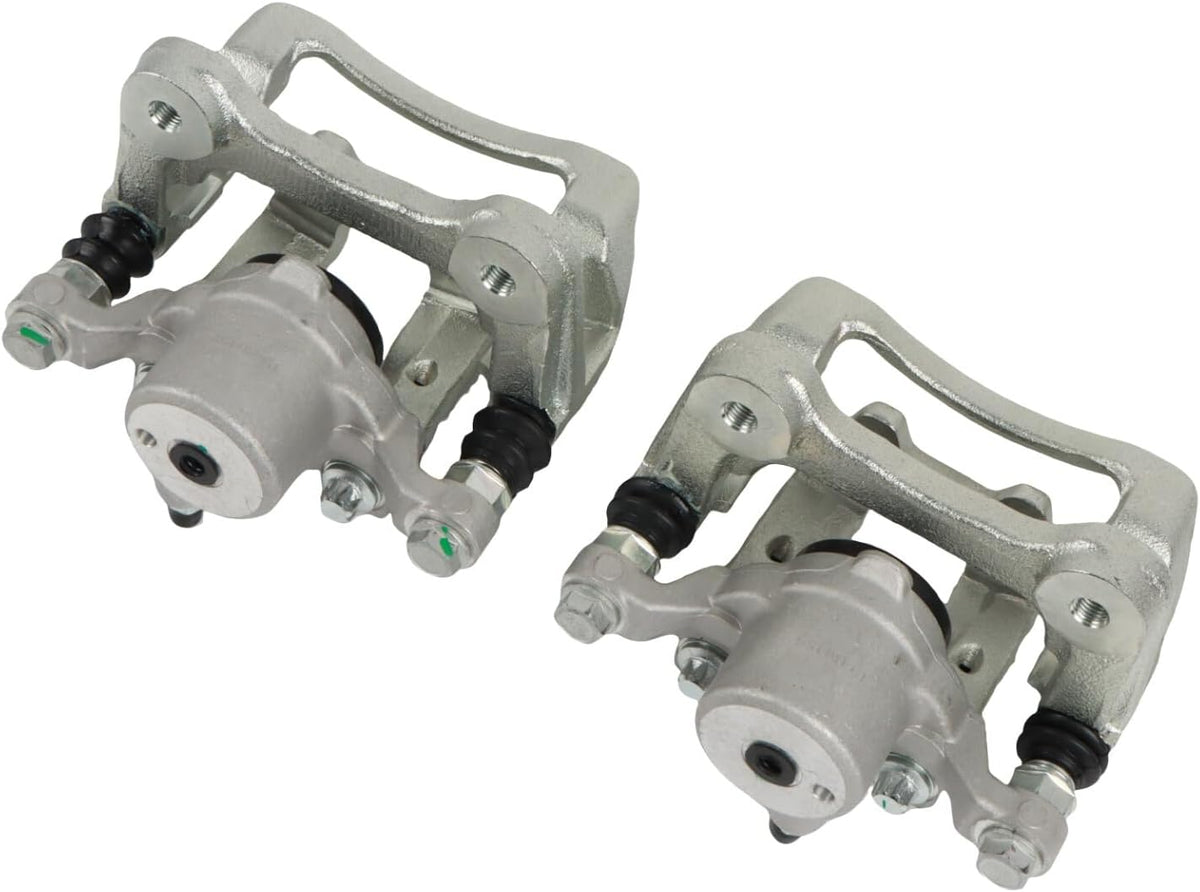 ya 9 10.24 Pair Rear Brake Calipers w/Brackets for 2011-2015 for Hyundai Sonata for Kia Optima