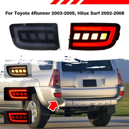ya 13 9.15 baidi 4in1 Rear Bumper Reflector Lights Smoked For for Toyota for 4Runner 03-05 Hilux 03-09