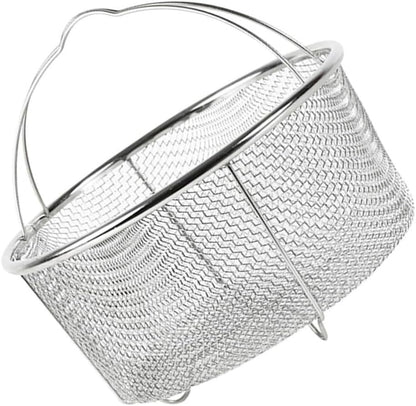 ya 14 9.20 baidi 2 Pcs Portable Basket Stainless Fryer Kitchen Draining Air-1