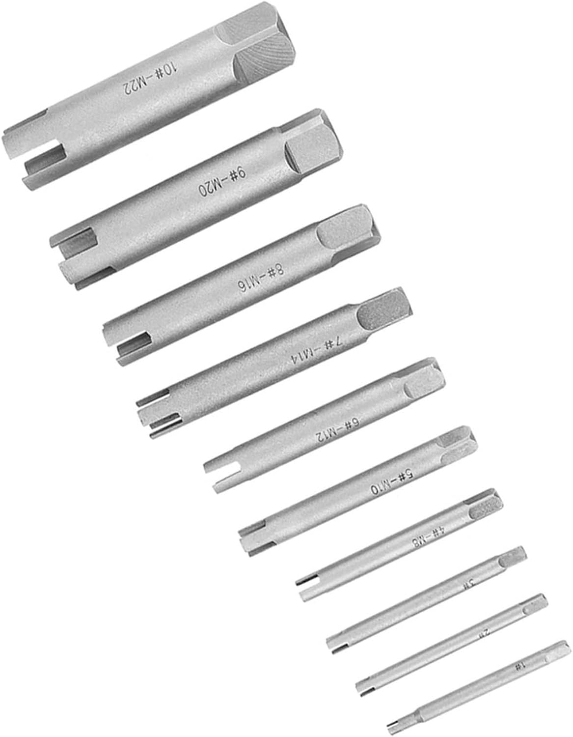 ya 26 10.21 baidi Steel Broken Head Taps Remover Stripped Screw Tap Extractor Accessory(C)