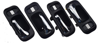 ya 4 8.8.2 Interior Chrome Front and Rear Left and Right Door Handle Set Suitable for Honda Odyssey CRV