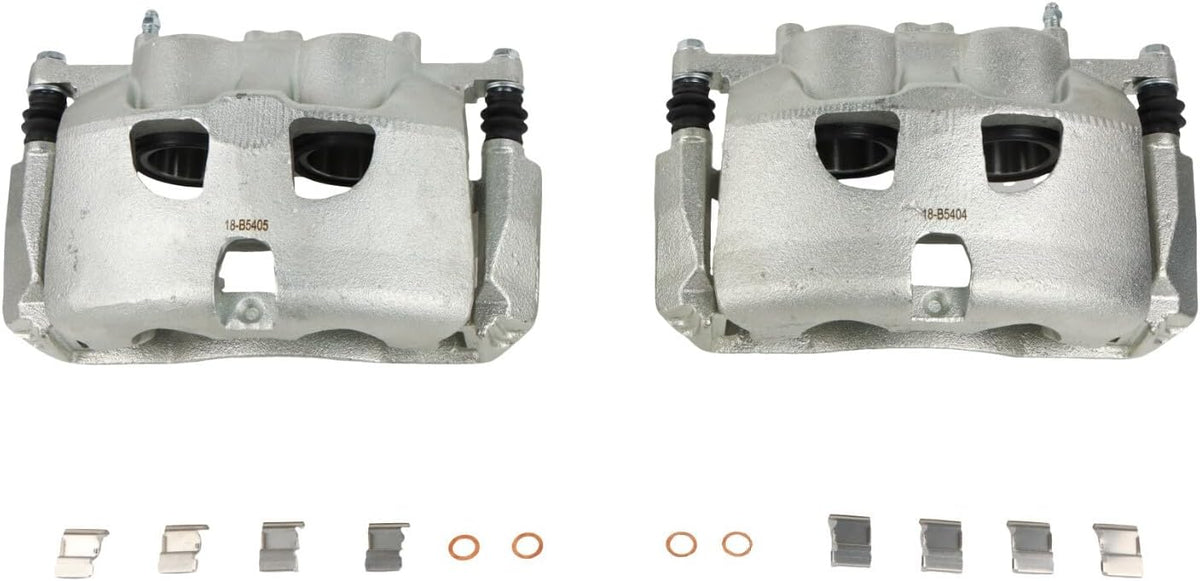 ya 9 10.24 Pair Brake Calipers For 2012-20 for Ford F-150 Front Left & Right 18-B5404 18-B5405