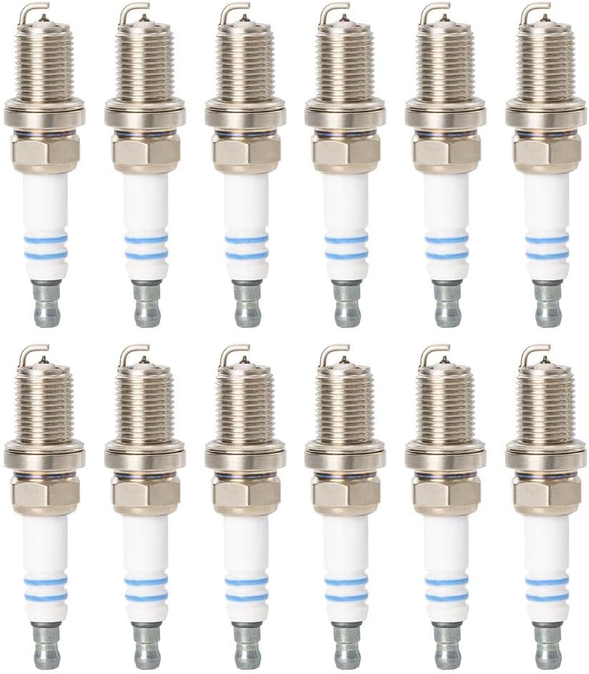 ya 4 8.8.2 12PCS Spark Plugs F8DPP33 for Mercedes-benz W163 W208 W210 W220 A004159190326