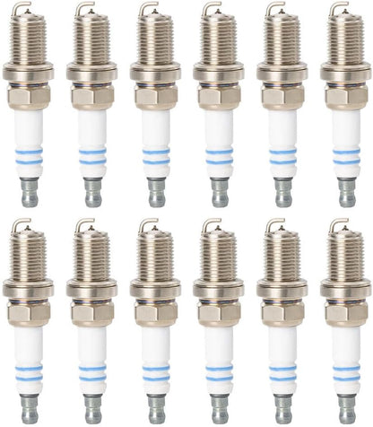 ya 11 9.14 zhengce 12PCS Spark Plugs F8DPP33 for Mercedes-benz W163 W208 W210 W220 A0041591903