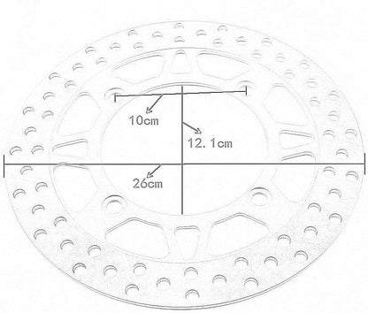 ya 13 9.15 baidi Front Brake Disc for Suzuki AN650 Burg for MAN Skywave 650 2001-2003 OE:59211-10G00