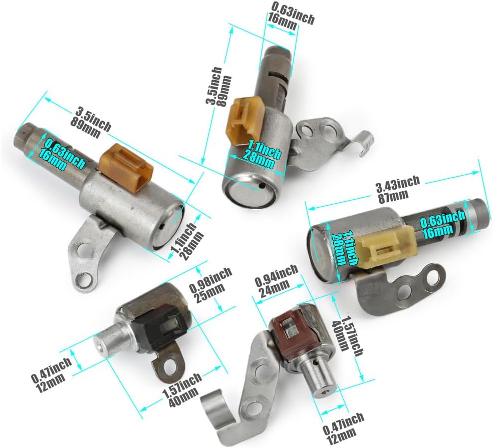 ya 5 8.24 baidi 5PCS Transmission Shift Solenoid for Toyota for RAV4 for Lexus U140E/F U240E/F U241E