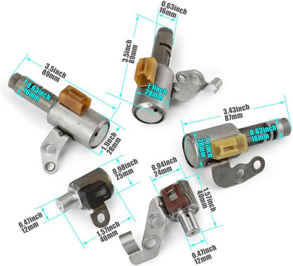 ya 5 8.24 baidi 5PCS Transmission Shift Solenoid for Toyota for RAV4 for Lexus U140E/F U240E/F U241E