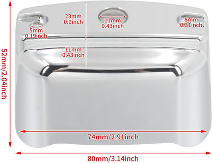 ya 28 10.13 zhengce Chrome Rear Brake Master Cylinder Cover for Harley Road Electra Glide 20