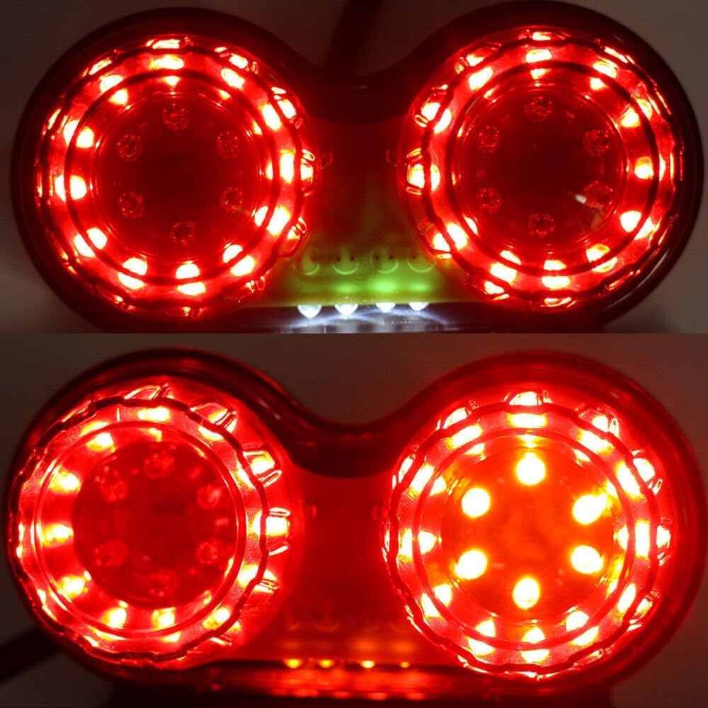 ya 7 8.24 baidi LED Motorrad R¨¹cklicht Blinker Bremslicht Heckleuchte Nummernschild Lampe Rot DE